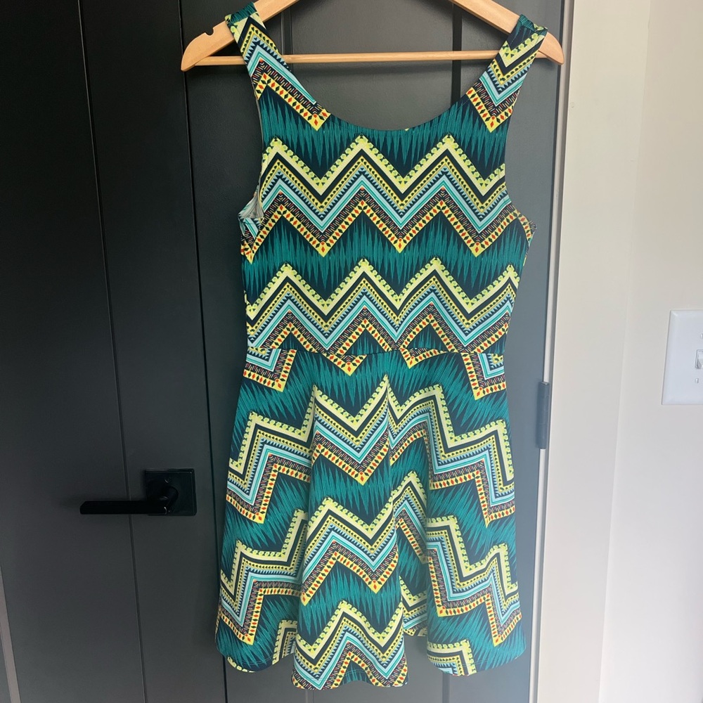 H&M Chevron Patterned Dress